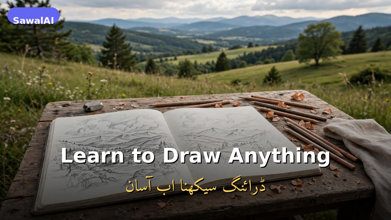 Learn to Draw Anything: Beginner Drawing Guide (Shapes, Shading & Daily Practice)