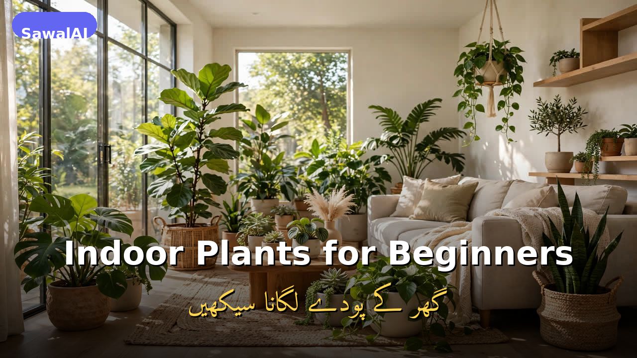 Indoor Plants for Beginners: Easy Houseplants, Light, Water & Care Tips