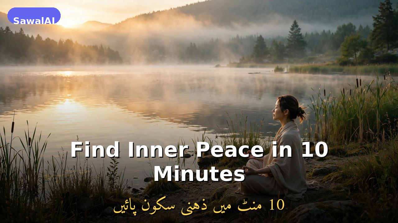 Meditation for Beginners: Find Inner Peace in 10 Minutes a Day