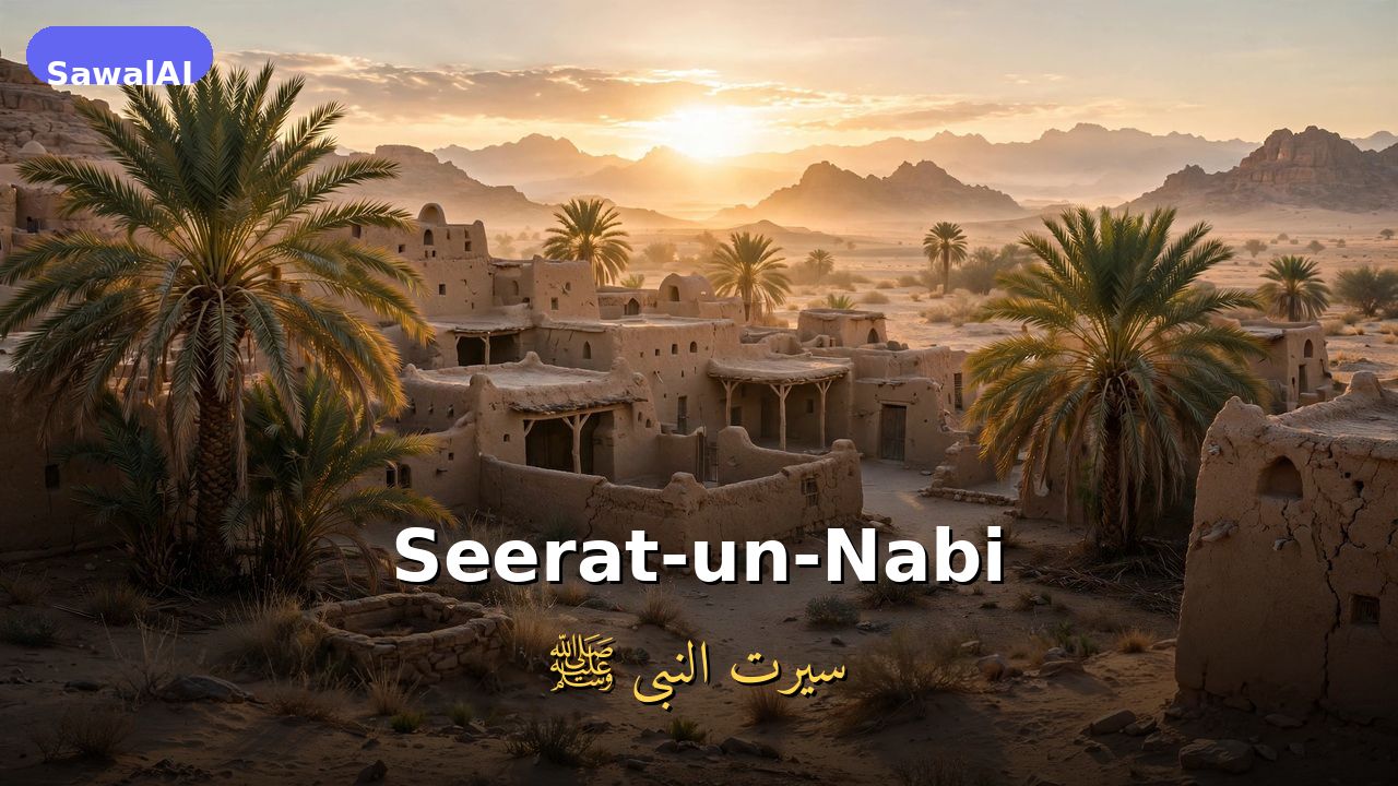 Seerat-un-Nabi: The Life of the Prophet Muhammad (peace be upon him)